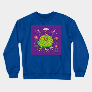 Funny Frog Prince Crewneck Sweatshirt